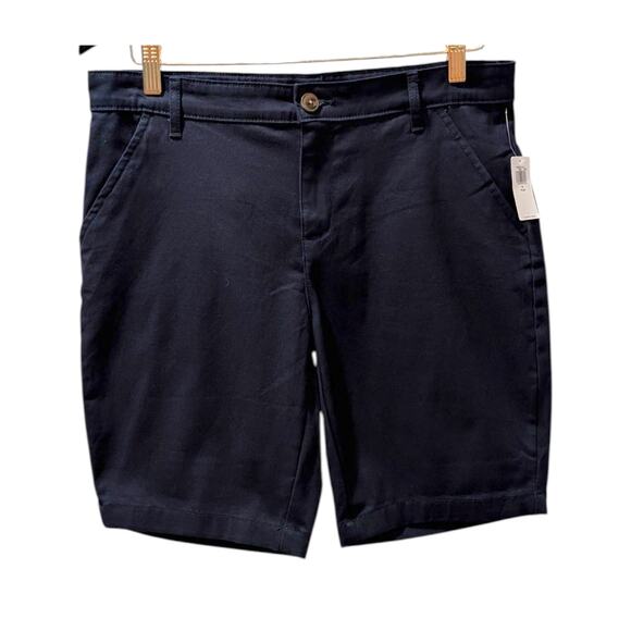 Old Navy Girls Navy Blue Bermuda Shorts 16 Plus - Picture 2 of 8